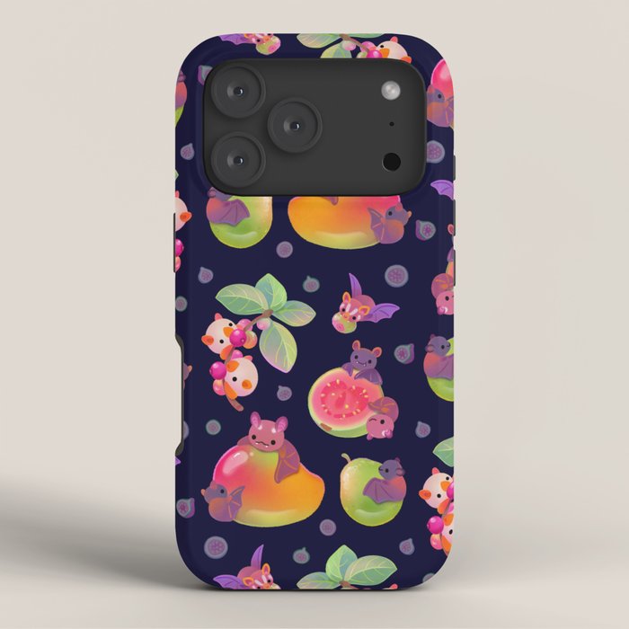 Fruit and bat - dark iPhone Case Gallery Image 3