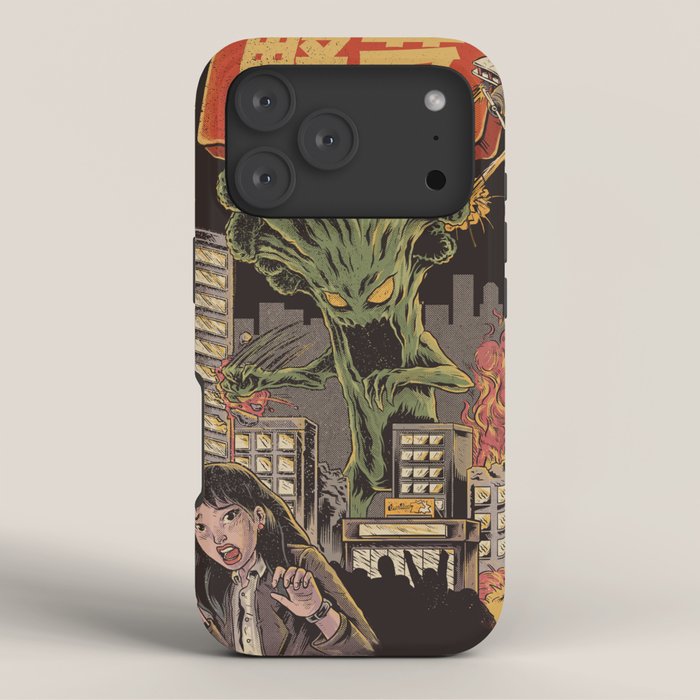Broccozilla Black Version iPhone Case Gallery Image 3