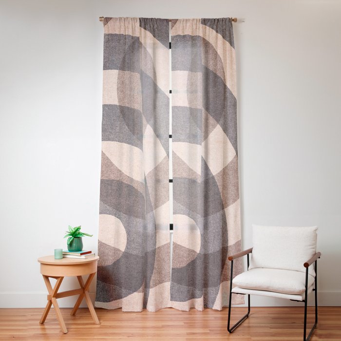 ABSTRACT ALPHABET / Decorative O Window Curtain Gallery Image 12
