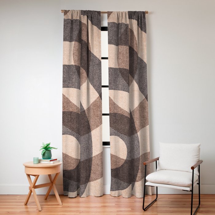 ABSTRACT ALPHABET / Decorative O Window Curtain Gallery Image 8