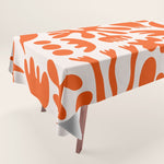 Matisse Inspired Cutouts - Abstract Painting Art Print - Red Tablecloth Gallery Image 1