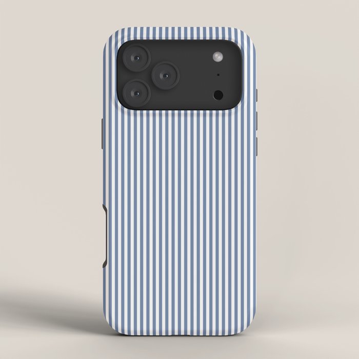 Blue Seersucker Stripe iPhone Case Gallery Image 4