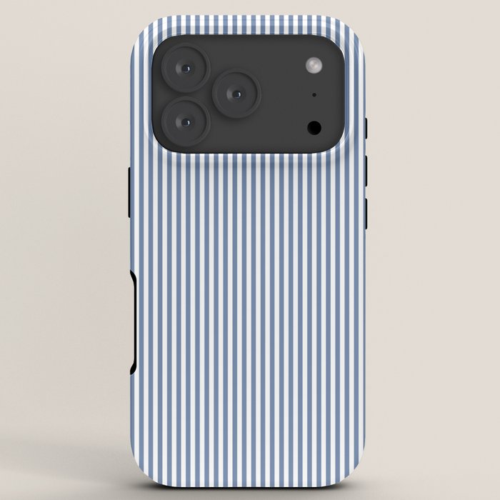 Blue Seersucker Stripe iPhone Case Gallery Image 7