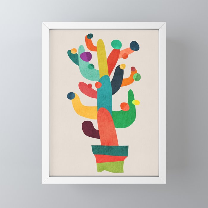 Whimsical Cactus Mini Art Print Gallery Image 4