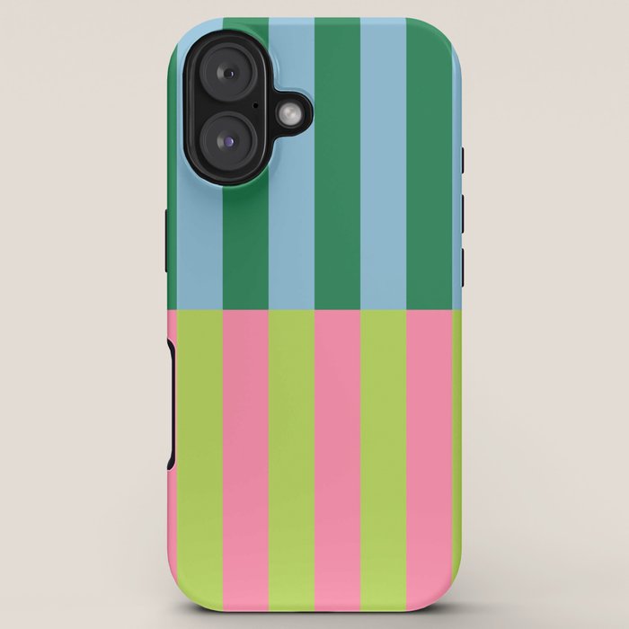 Vibrant Stripe Design: Modern Colorful Pattern for Dynamic Visuals iPhone Case Gallery Image 5