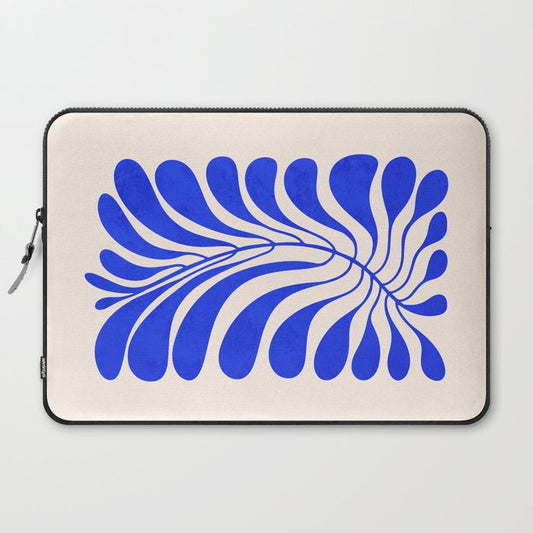 Electrik Blue Ferns: Matisse Edition Laptop Sleeve Gallery Image 2