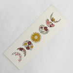 Floral Phases of the Moon Yoga Mat Gallery Image 1