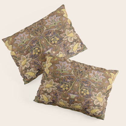 William Morris Antique Redcar Persian Floral Pillow Sham Gallery Image 3