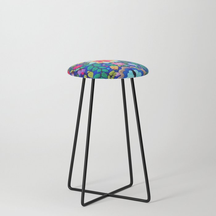 mexican embroidery Stool Gallery Image 3