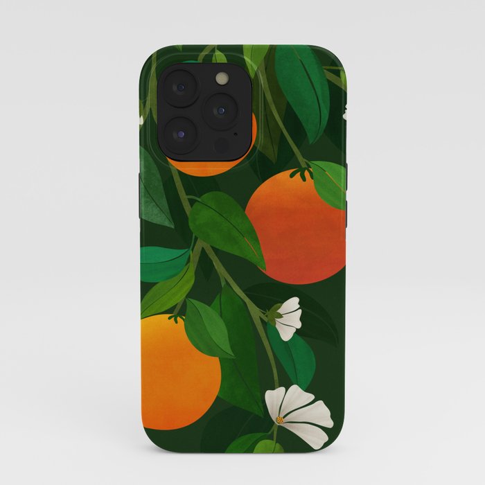 Oranges and Blossoms Botanical Illustration iPhone Case Gallery Image 39