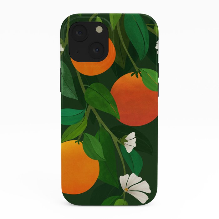 Oranges and Blossoms Botanical Illustration iPhone Case Gallery Image 38