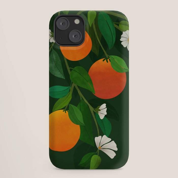 Oranges and Blossoms Botanical Illustration iPhone Case Gallery Image 18