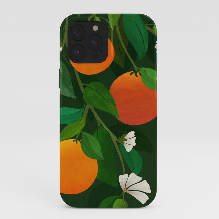 Oranges and Blossoms Botanical Illustration iPhone Case Gallery Image 40