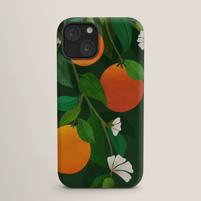 Oranges and Blossoms Botanical Illustration iPhone Case Gallery Image 17