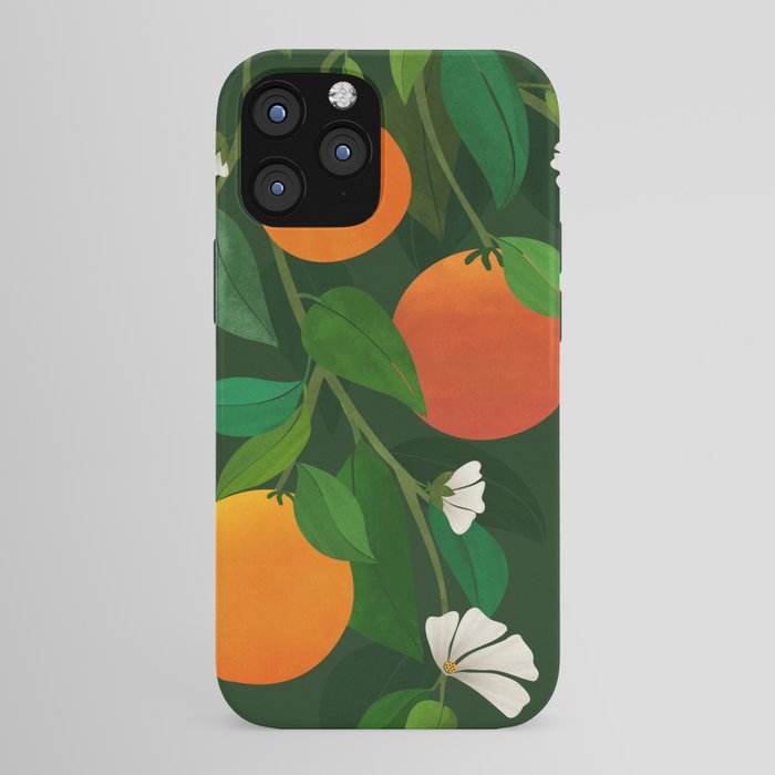 Oranges and Blossoms Botanical Illustration iPhone Case Gallery Image 43