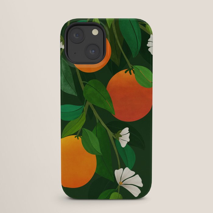 Oranges and Blossoms Botanical Illustration iPhone Case Gallery Image 25