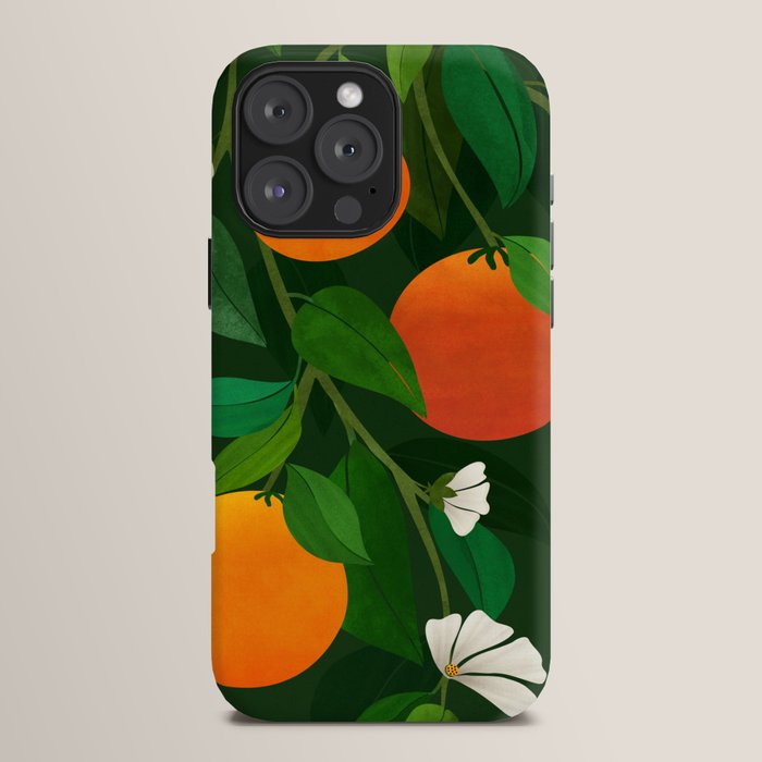 Oranges and Blossoms Botanical Illustration iPhone Case Gallery Image 16