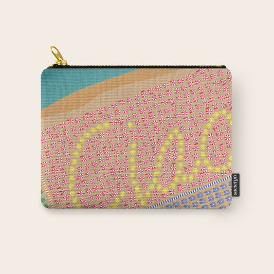 Ciao / Hello Italy Beach Umbrellas - Aerial Italian Carry All Pouch Gallery Image 1