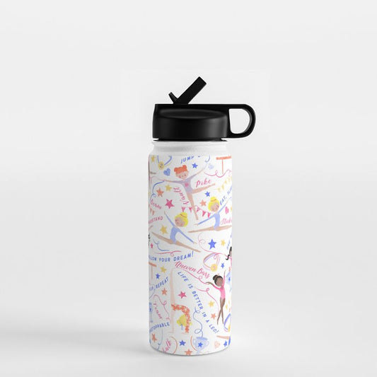 Gymnast Girls Water Bottle Gallery Image 1