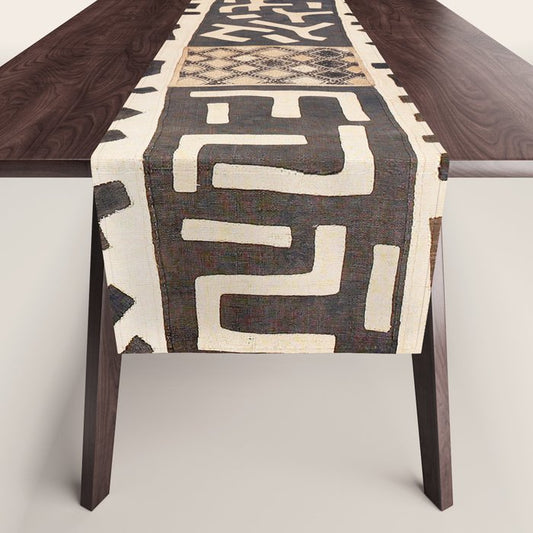 Kuba Congo Central African Wraparound Skirt Print 2 Table Runner Gallery Image 1