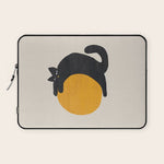 Cat with ball Laptop Sleeve Gallery Image 1