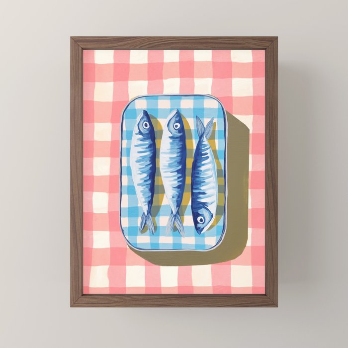 Sardine Picnic Mini Art Print Gallery Image 2