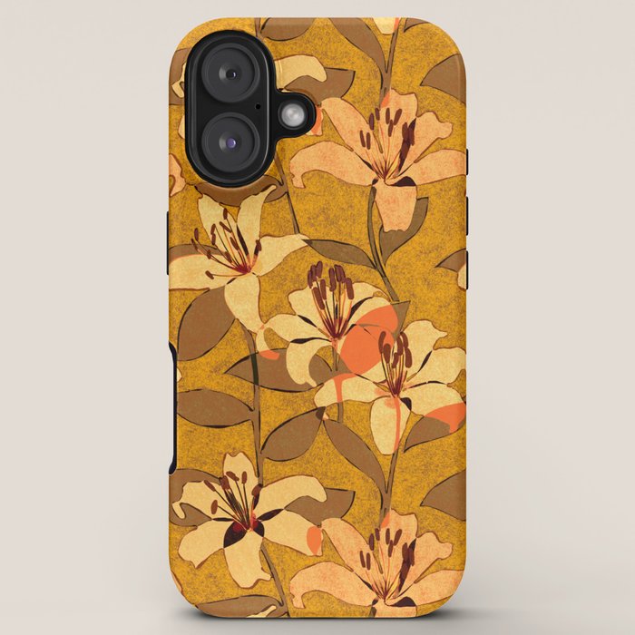 Tiger Lily (ORANGE-RED) iPhone Case Gallery Image 5