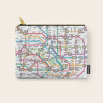 Tokyo Subway Map Carry All Pouch Gallery Image 1
