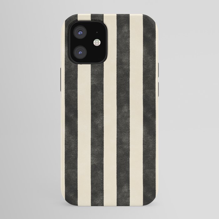 Cabana Stripe - black & cream iPhone Case Gallery Image 41