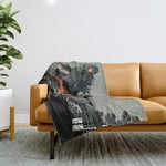 Godzilla - Gray Edition Throw Blanket Gallery Image 1