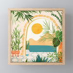 Villa View Tropical Landscape / Villa Series Mini Art Print Gallery Image 1