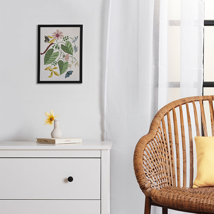 Butterflies & Botanicals Framed Poster 9x12
