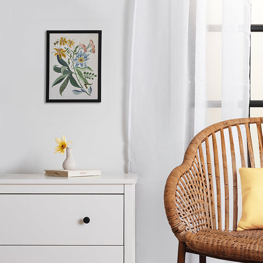 Bees & Botanicals Framed Poster 9x12