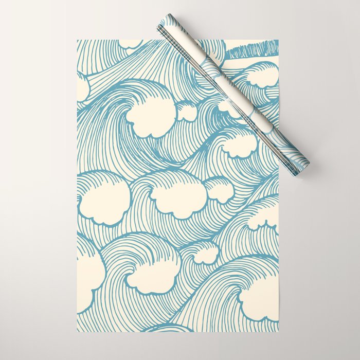Waves Wrapping Paper Gallery Image 1
