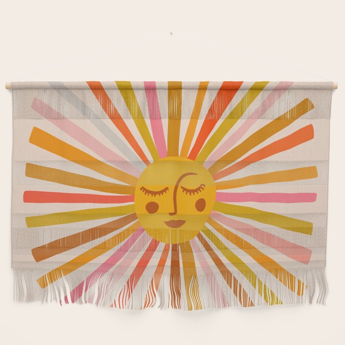 Sunshine - Retro Ochre Palette Wall Hanging Gallery Image 1