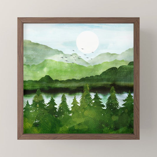 Forest Morning Mini Art Print Gallery Image 2