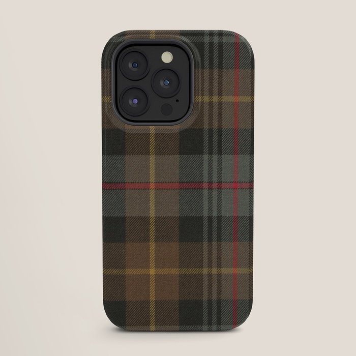 Vintage Brown Gray Tartan Plaid Pattern iPhone Case Gallery Image 27