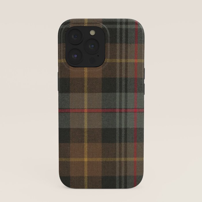 Vintage Brown Gray Tartan Plaid Pattern iPhone Case Gallery Image 39