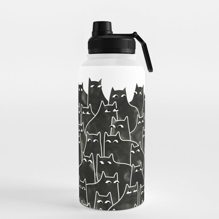 Suspicious Cats Water Bottle Gallery Image 5