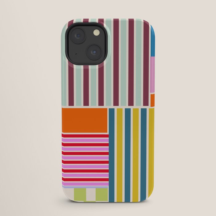 Playful patchwork iPhone Case Gallery Image 25
