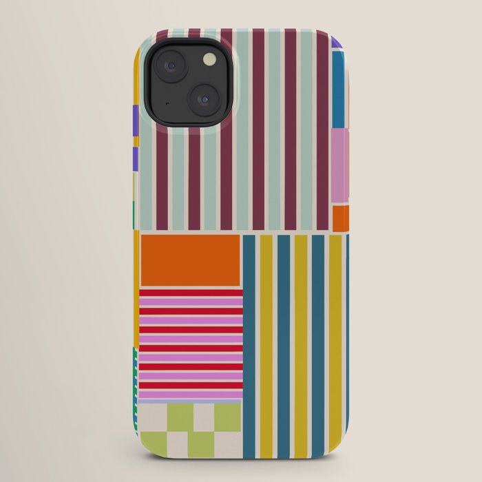 Playful patchwork iPhone Case Gallery Image 26