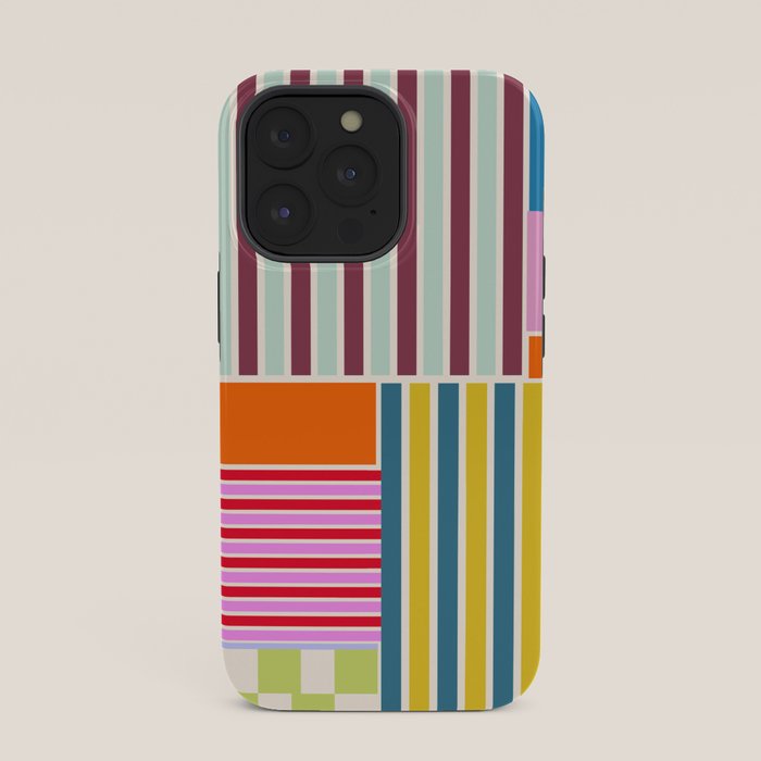 Playful patchwork iPhone Case Gallery Image 35