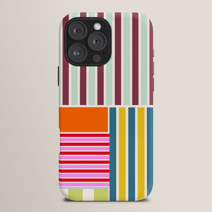 Playful patchwork iPhone Case Gallery Image 16