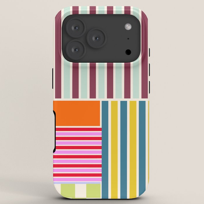 Playful patchwork iPhone Case Gallery Image 7