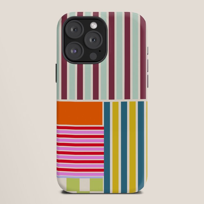 Playful patchwork iPhone Case Gallery Image 12