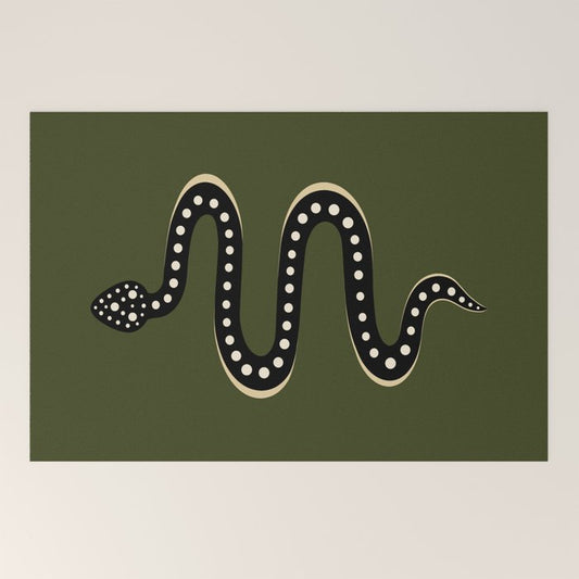 Minimal Snake XXXVI Welcome Mat Gallery Image 2