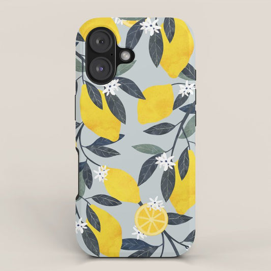 Lemons pattern iPhone Case Gallery Image 1