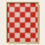 cola red checker Serving Tray Gallery Image 1
