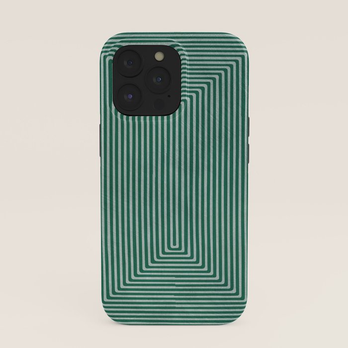 Green Black Abstract Geometric Design Artwork iPhone Case Gallery Image 39
