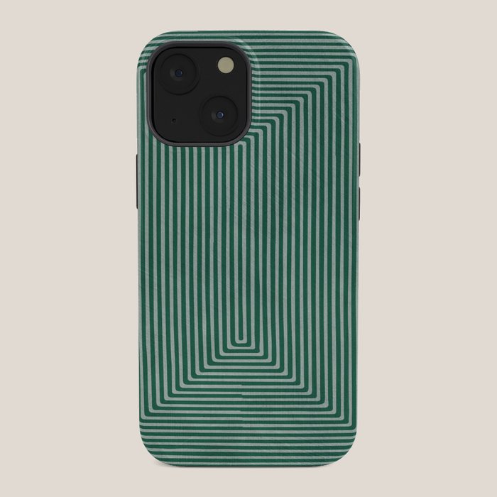 Green Black Abstract Geometric Design Artwork iPhone Case Gallery Image 34